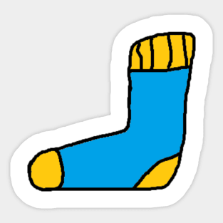 Missing Sock Sticker